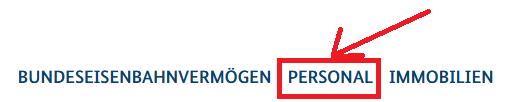 rot eingerahmter Navigationspunkt Personal